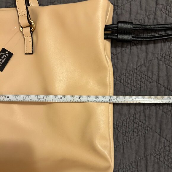 NWT Victoria's Secret Medium Tote Bag - Beige - Picture 6 of 11